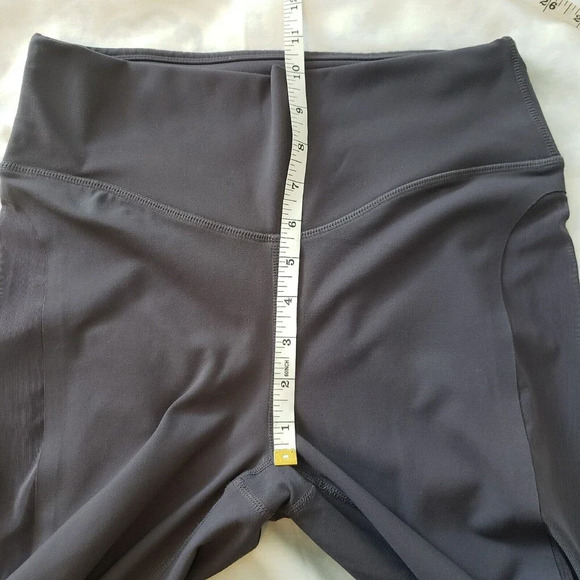 Fabletics pureluxe leggings dark gray shear side panel S/M see measurements - Picture 7 of 7